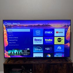 TCL 65” 4K with Firestick 