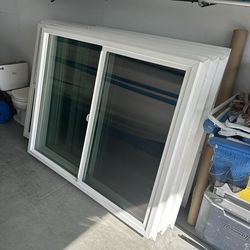 White vinyl windows