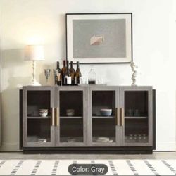 Brand New In Box Tv Stand/buffet/sideboard/Multipurpose Kitchen Storage Cabinet 