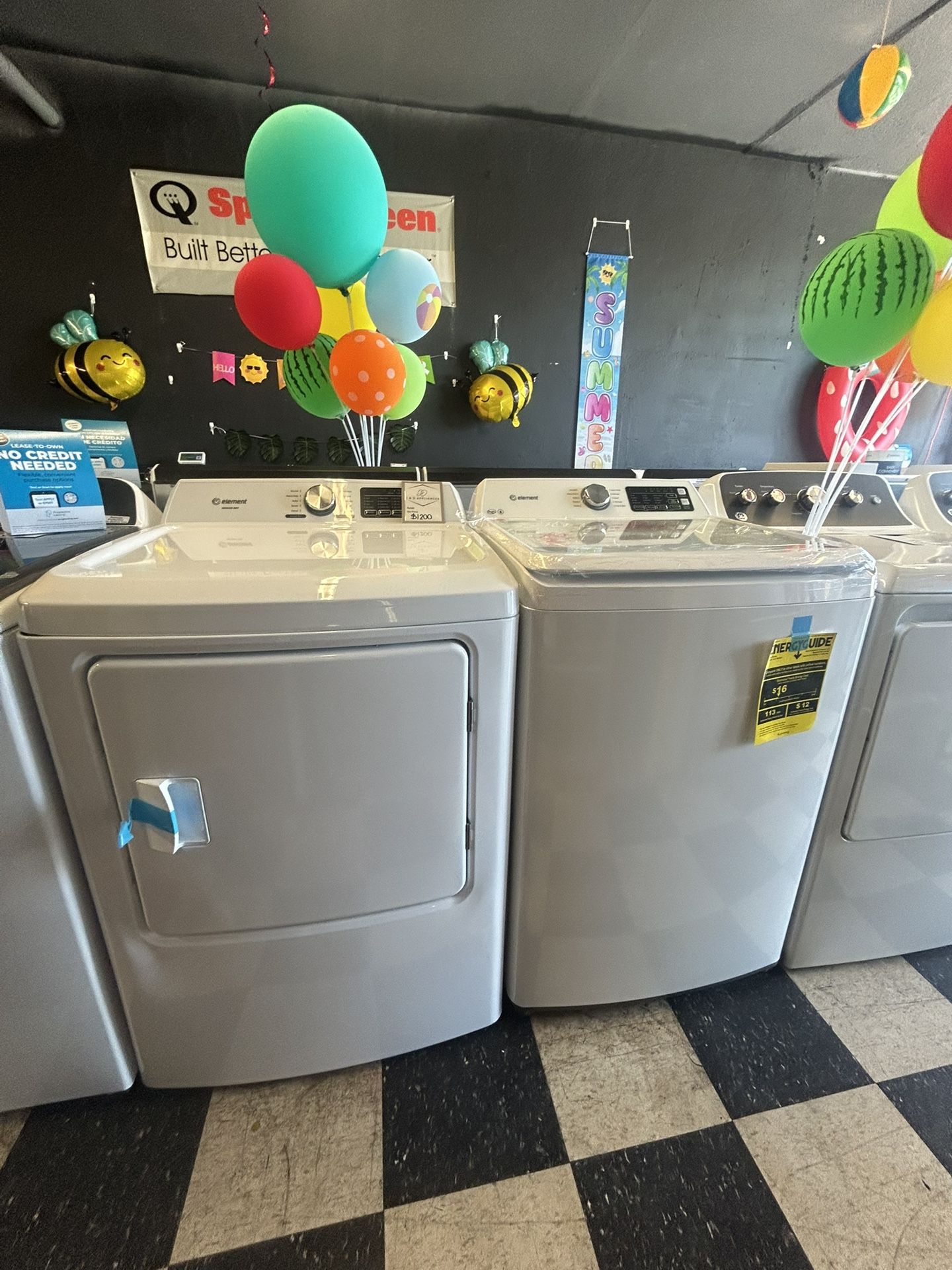 Element Washer And Dryer Set In White ⛱️