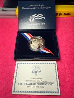 2008 S Proof Half Dollar Bald Eagle - Not Silver