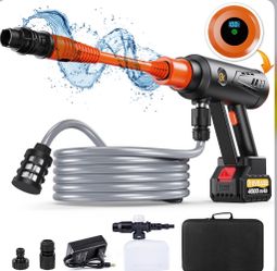 Cordless pressure washer, new