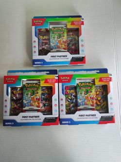 Pokemon First Partner Illustration Collection Series 3 $50 ea