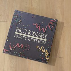 1989 Pictionary Party Game Complete Never Open