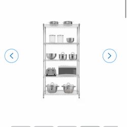 Steel NSF 5 Tier Shelving 16 x 36 x 72
