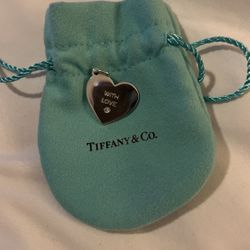Tiffany With Love Diamond Heart Charm 