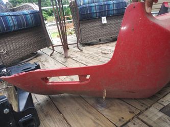 Ford mustang 2007 rear bumper red