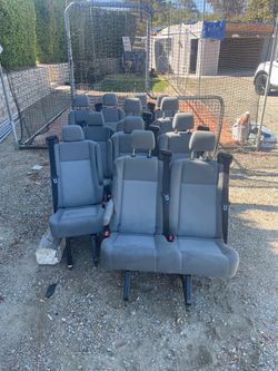 Complete Ford Transit Passenger Seat Set