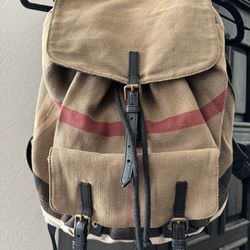 Burberry Canvas Backpack 