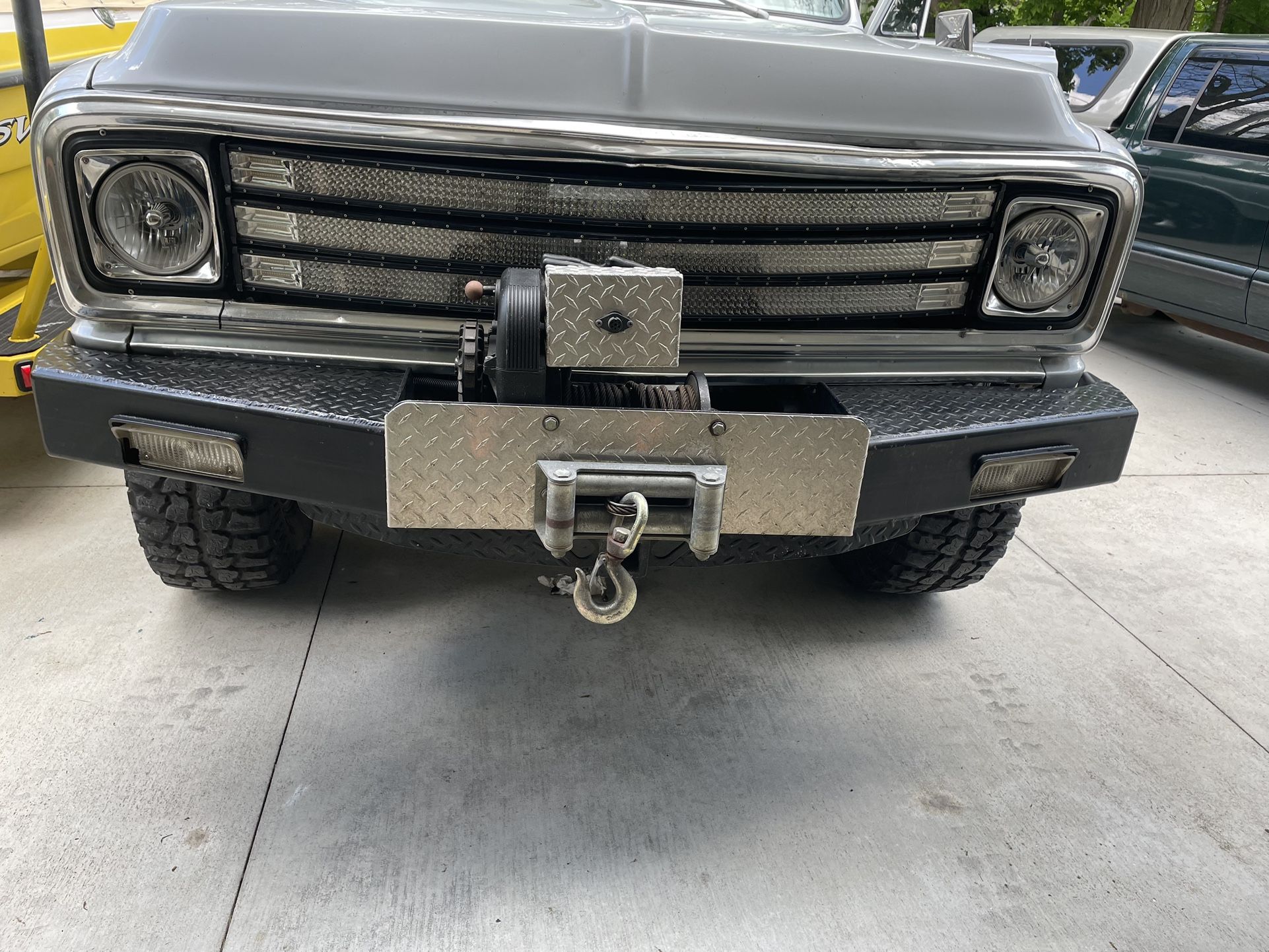 Front Bumper And Winch
