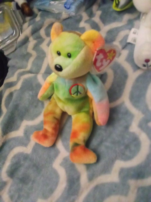 "Peace " The rare ty Bear .