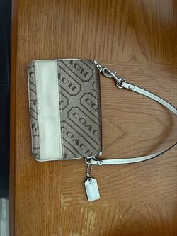 Authentic Vintage Coach Signature Wristlet / Small Pouch