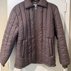 Vintage Men’s 1970’s Puffer Jacket (Chocolate)