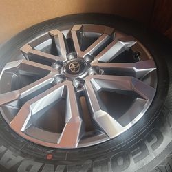 2026 Toyota 4 runner 20” limited rims and tires