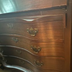 Antique Wood  Secreter  