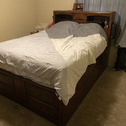Bed Frame With Dressers