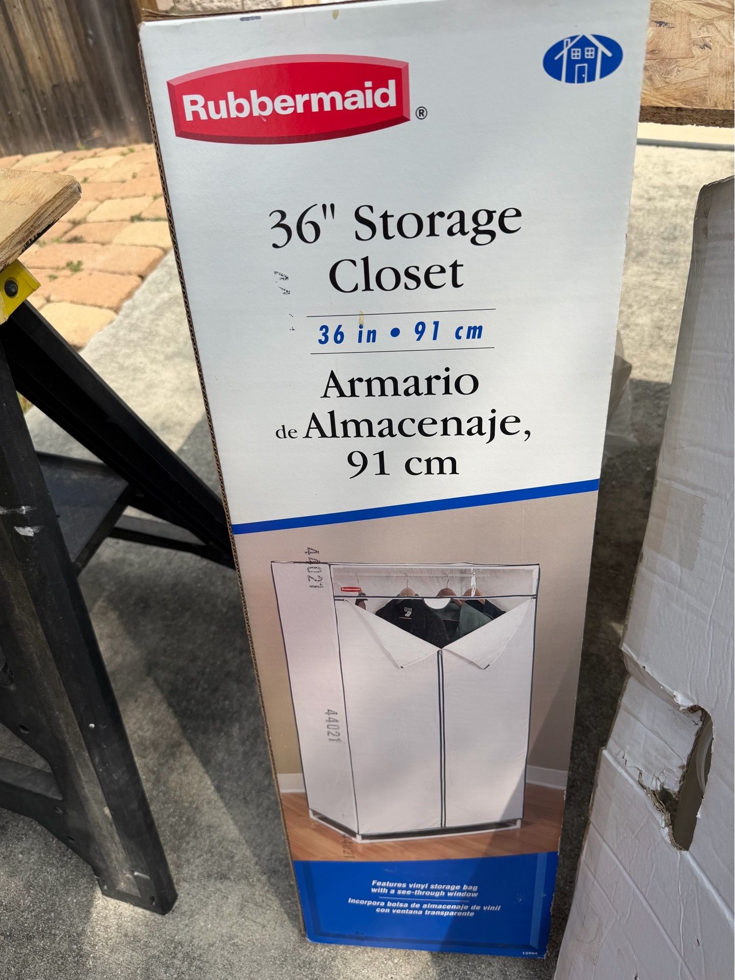 36”” storage closet