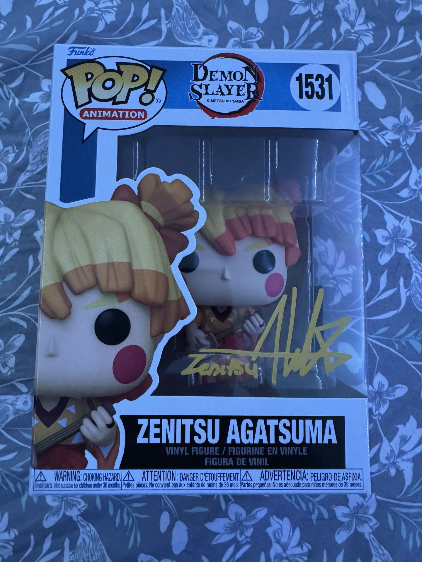 Aleks Le Signed Zenitsu Funko Pop