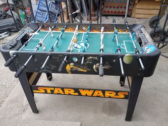 Fossball table.