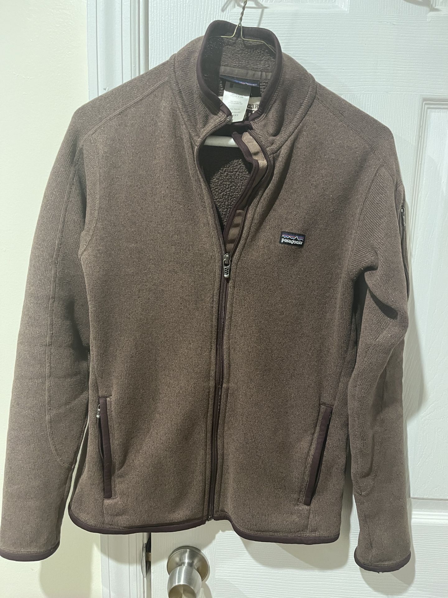 Patagonia Brown Fleece Jacket size S