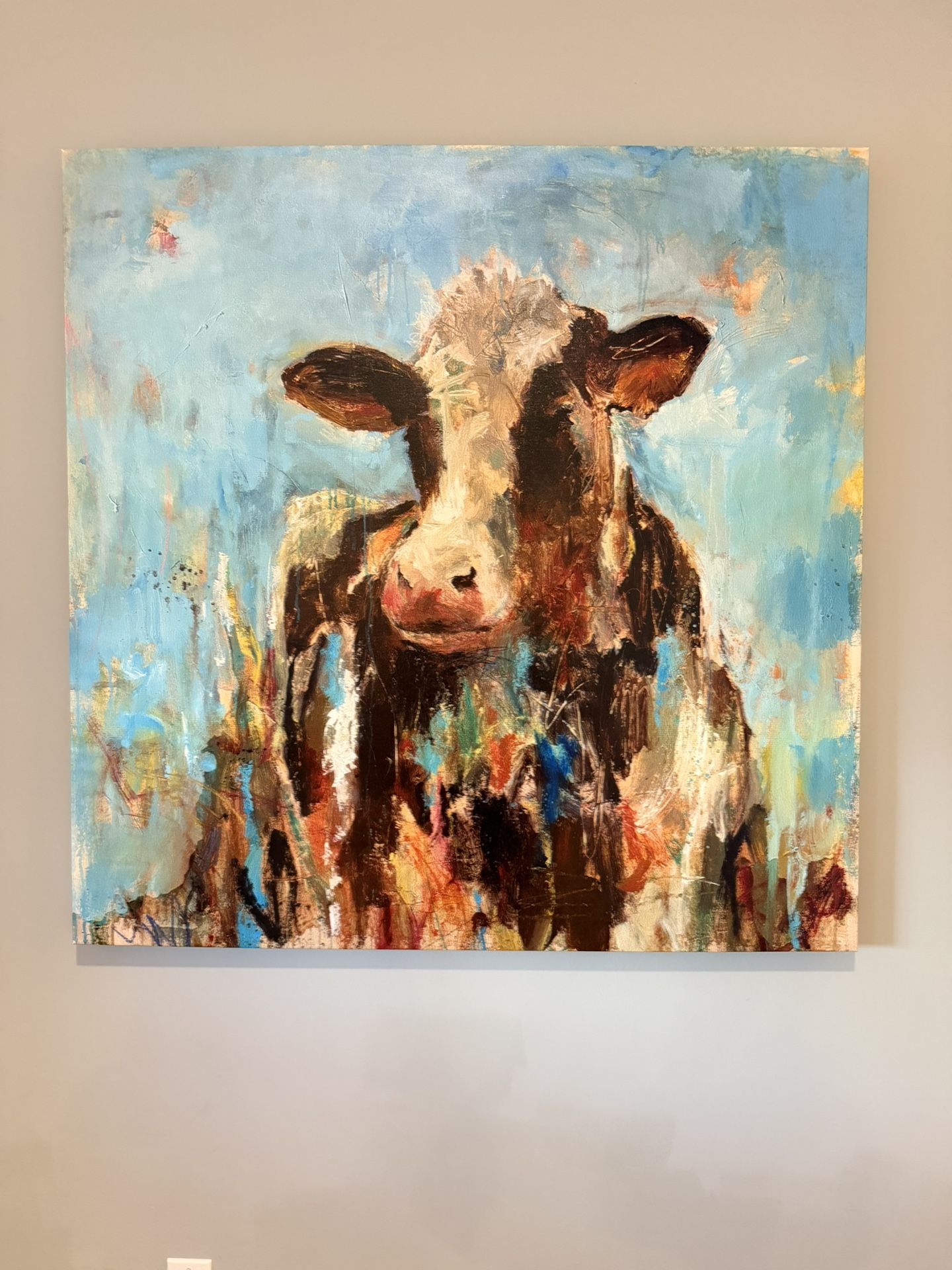 “HAPPY COW” by Z-GALLERIES Oversized