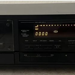 JVC TD-R611 Vintage Quick Reverse Stereo Cassette Deck