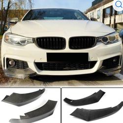 BMW CARBON FIBER FRONT FANGS M PERFORMANCE M POWER M SPORT PARTS