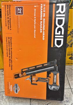 Ridgid pneumatic framing nailer