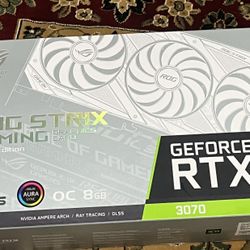 GeForce 3070 STRIX WHITE GPU
