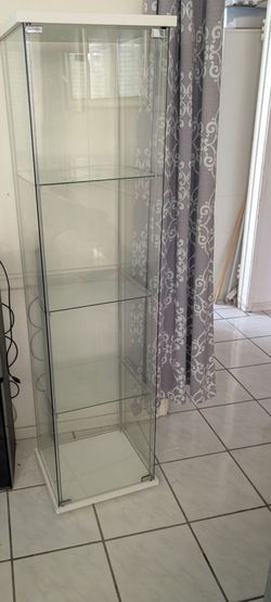 Glass display cabinets