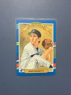 1991 Donruss Diamond Kings Dave Righetti #21 error no card