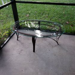 Glass Top Table