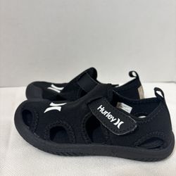 Hurley Kids Water Swim Shoes Black Size 8 Brand New