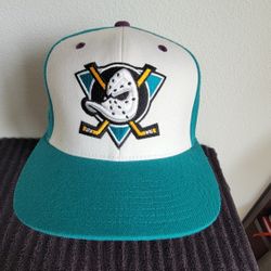 Vintage Anaheim Ducks 25th Anniversary Hat Mitchell & Ness 