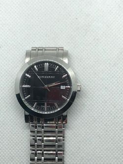 Men’s Burberry watch silver