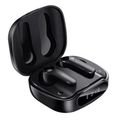active noise canceling bluetooth wireless portable charging case with LED display earbud headphones 