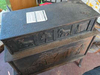 Vintage cast iron heater