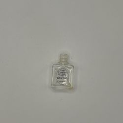 UNE CARESSE Micro Mini Perfume • Glass Bottle Oberon Paris Vintage -empty No Lid