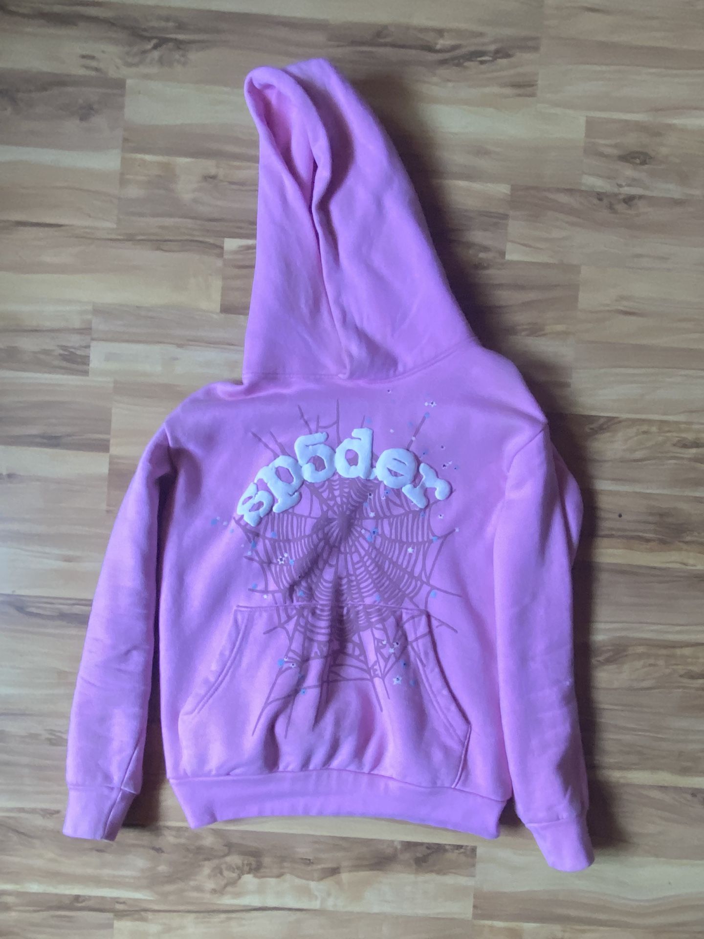 Pink Sp5der OG Web Hoodie