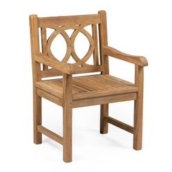 Set Of 2 Teak Dining Armchairs Ash & Ember