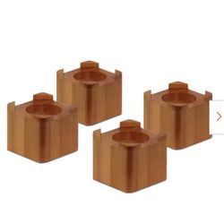 Wooden Bed Risers  (2 Sets)