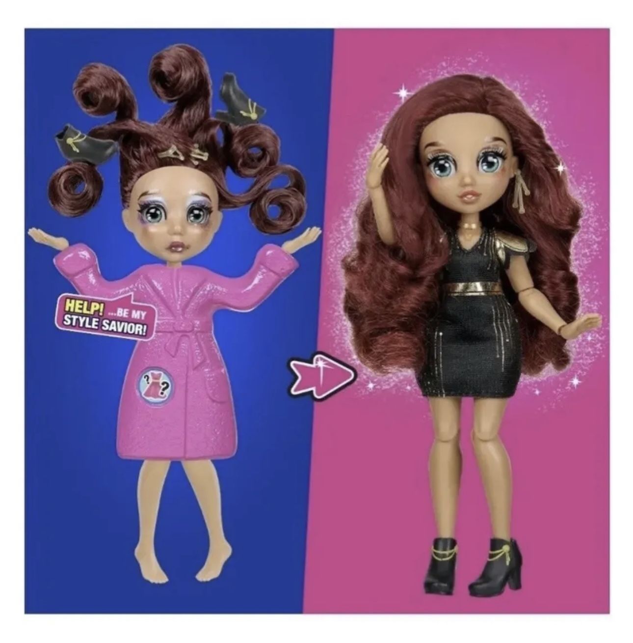 Failfix Loves Glam Total Makeover Doll Pack Fashion Doll Set 8.5"