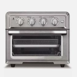 New Cuisinart Air Fryer Toaster Oven TOA-55WM, Large Capacity 17 Liters Stainless/black