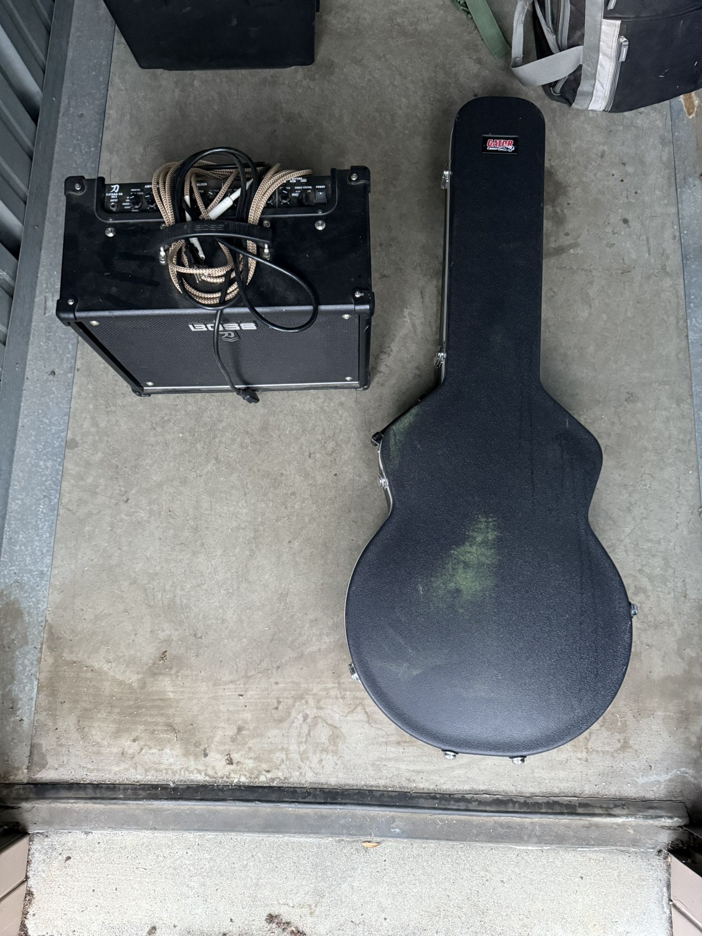 Ibanez semi hollow electric guitar & Boss Katana 50 MK2 Amplifier