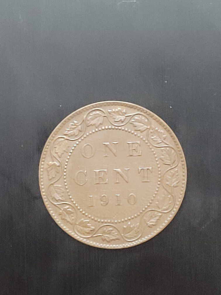 1910 Canadian Large Cent Uncirculated