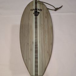 Totally Bamboo Lil Surfer Surfboard Shaped Bamboo Serving and Cutting Board