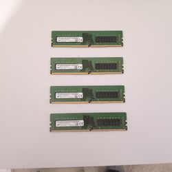 Multiple 8gb ddr4 / pc4 desktop ram sticks gigabyte 8 16gb 32gb desk top lot computer pc budget personal computer