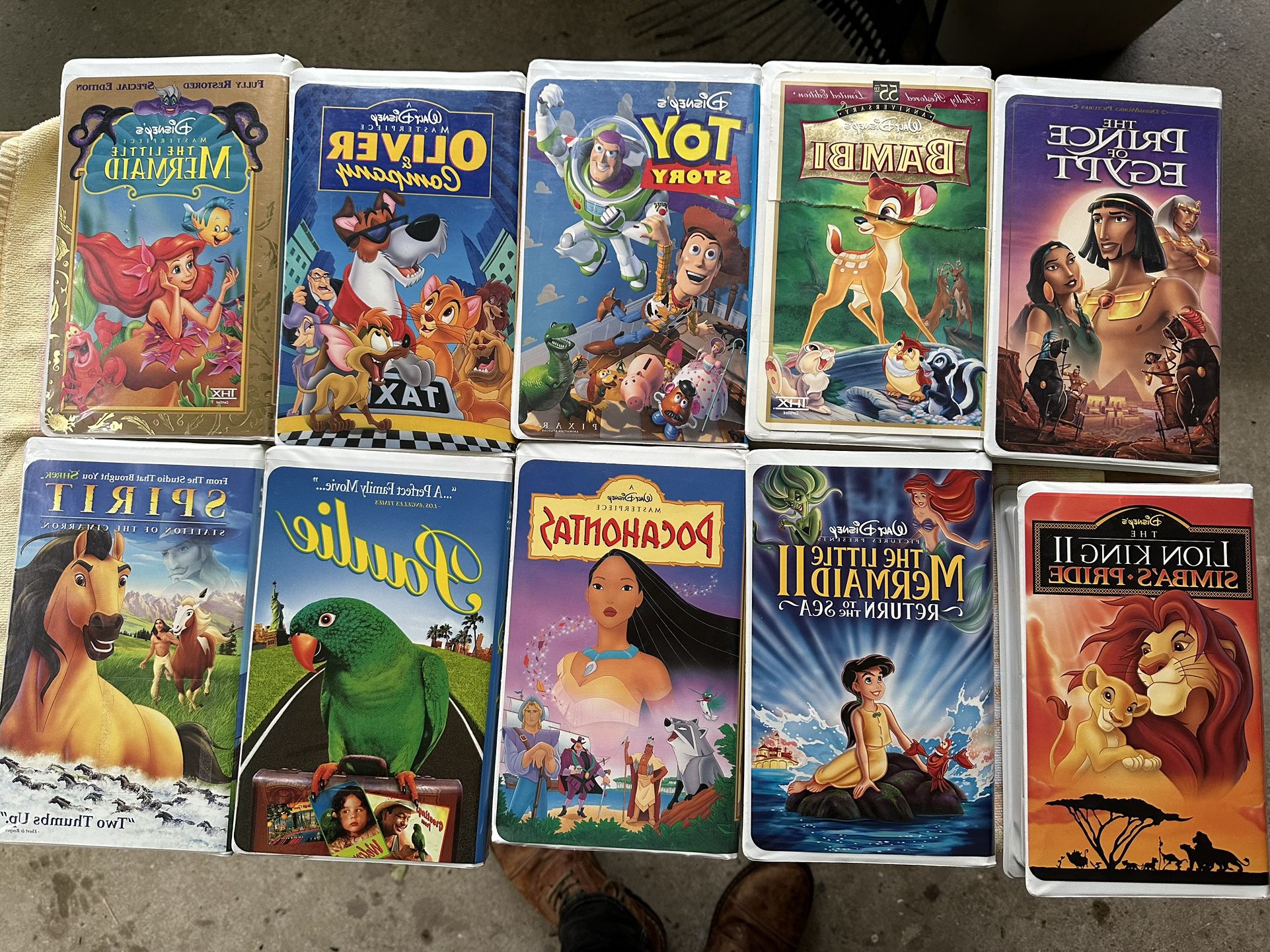 Lot Of 50 + Disney Classic VHS. 