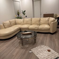 Leather Sofa 3 Piece Sectional