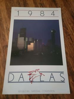 1984 Dallas Republican National Convention Poster
